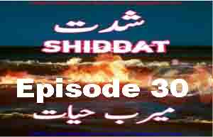 Shiddat Novel Episode 30